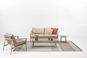 DAVID - 2 seater teak garden sofa by Vincent Sheppard - view 3
